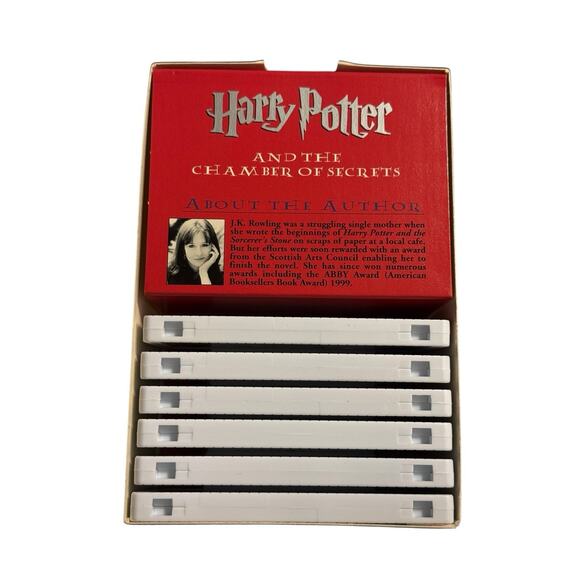 Harry Potter The Chamber Of Secrets Unabridged - 6 Cassette Tapes - JK Rowling - Picture 5 of 5